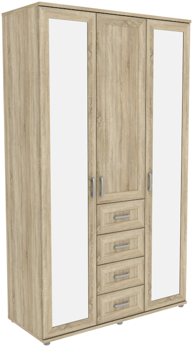 Шкаф для одежды с зеркалами 513.06 (2320x1350x570)